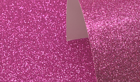 Iridescent Light Pink Glitter Card 2gsm