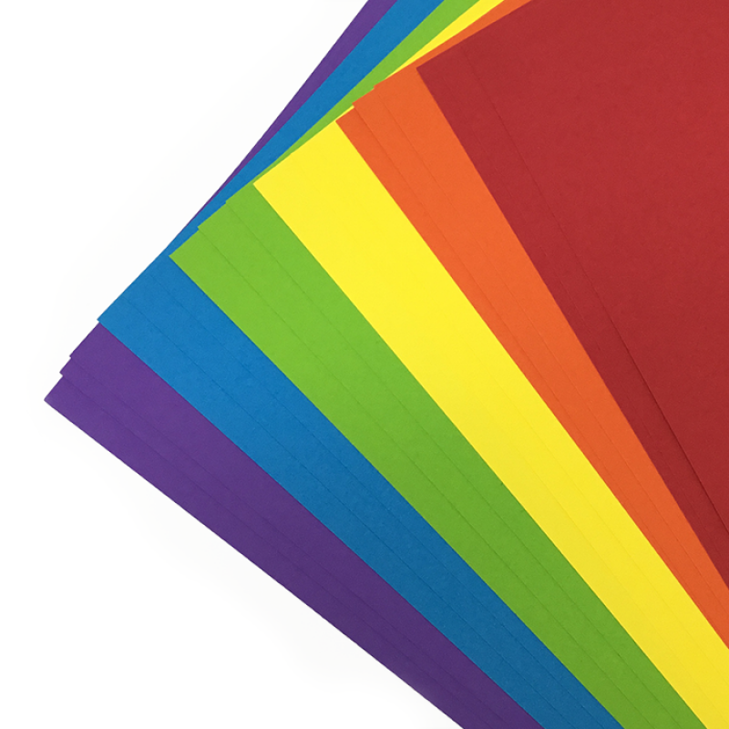 Rainbow Pack Of Cardstock A4 18 Sheets