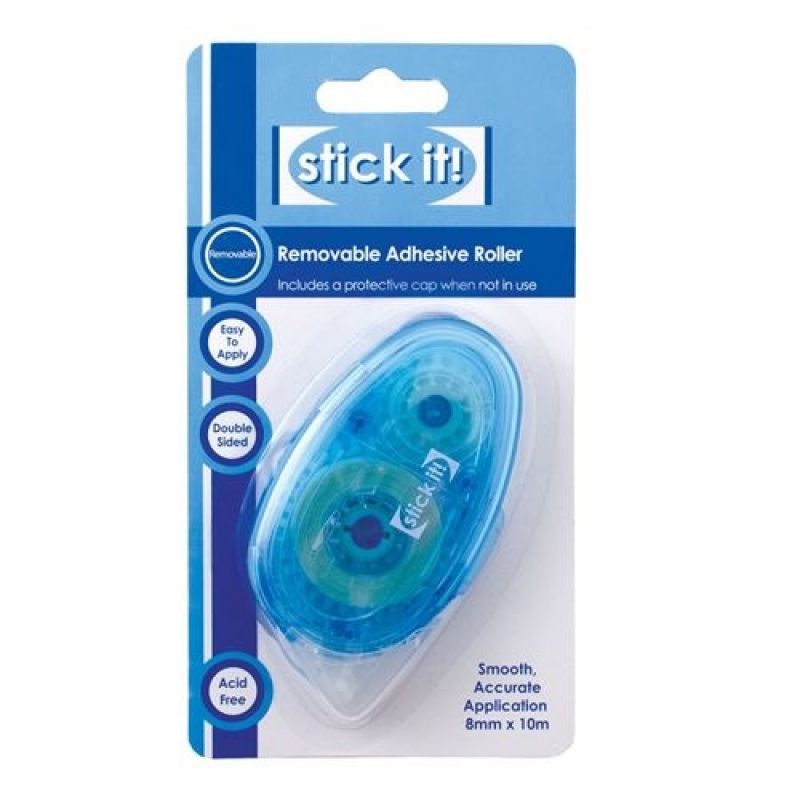 Stick it! Removable Adhesive Roller 8mm x 10m