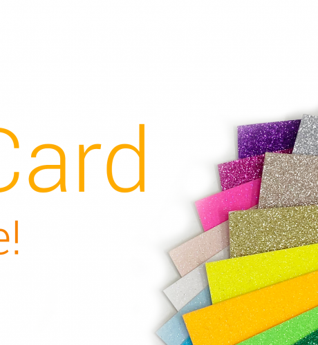 New Glitter Card