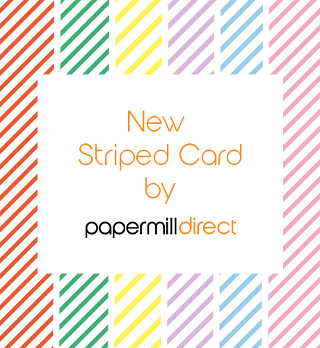 Small Banner Striped Card