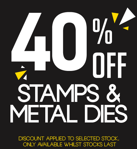 Small banner 40 stamps dies
