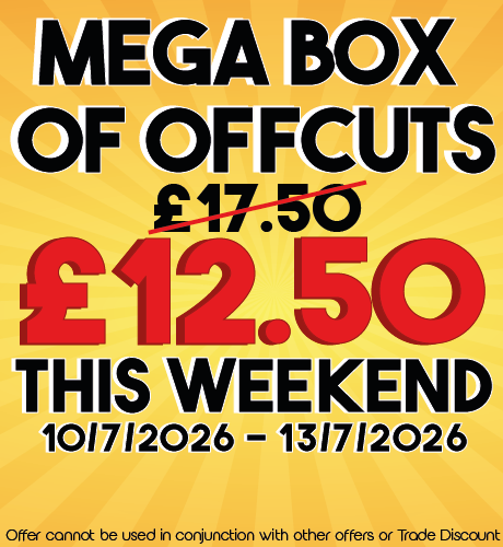 Small banner offcuts offer