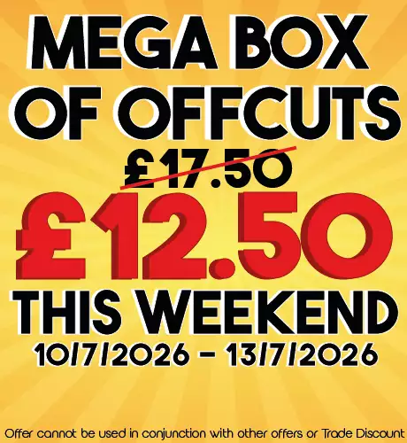 Small banner offcuts offer