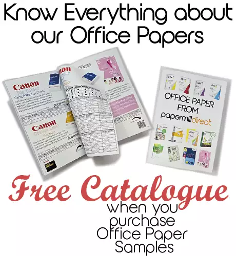 Small banner office paper catalogue