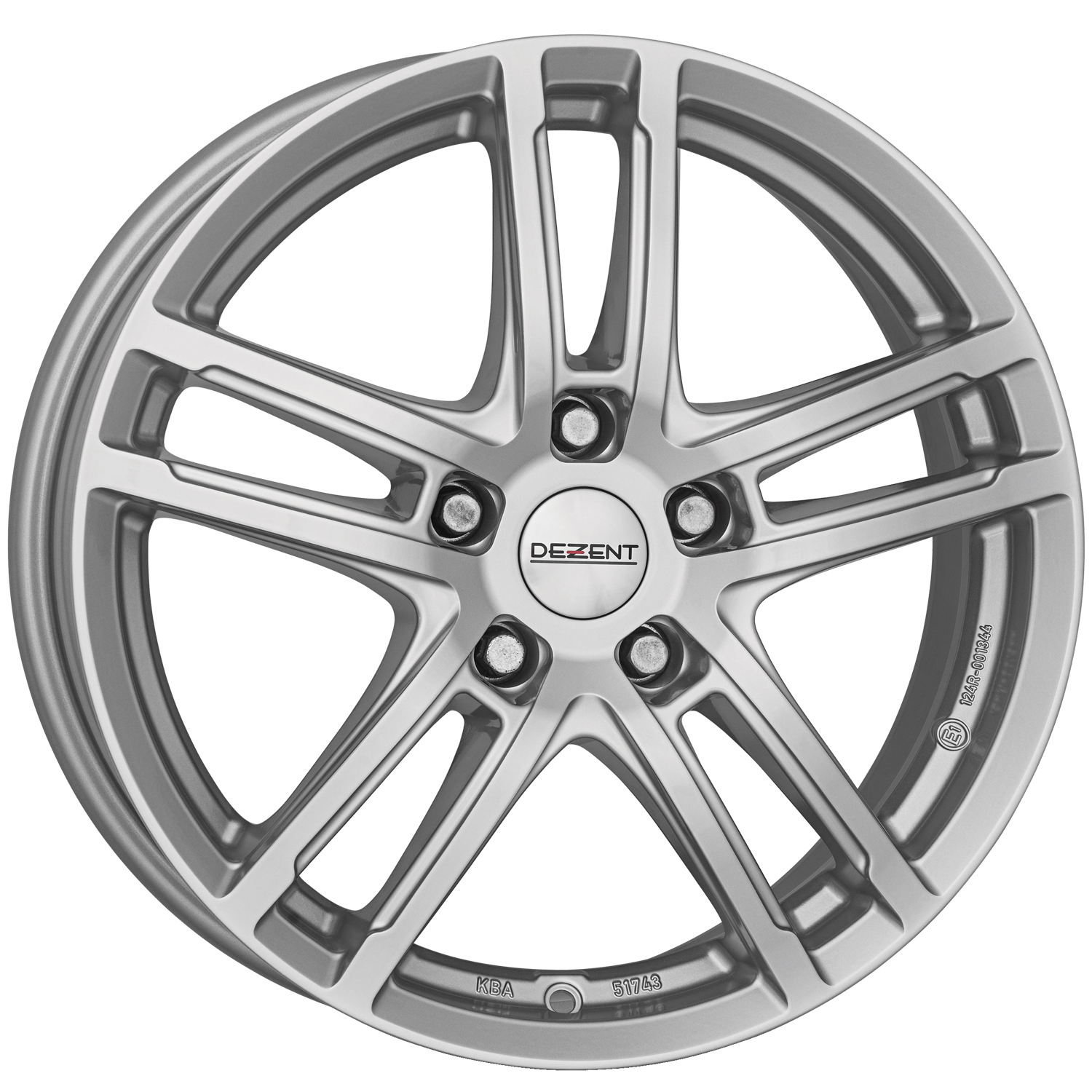 DEZENT DEZENT TZ 6x16 5x100 ET 45 SILVER TZ 6x16 5x100 ET 45 SILVER