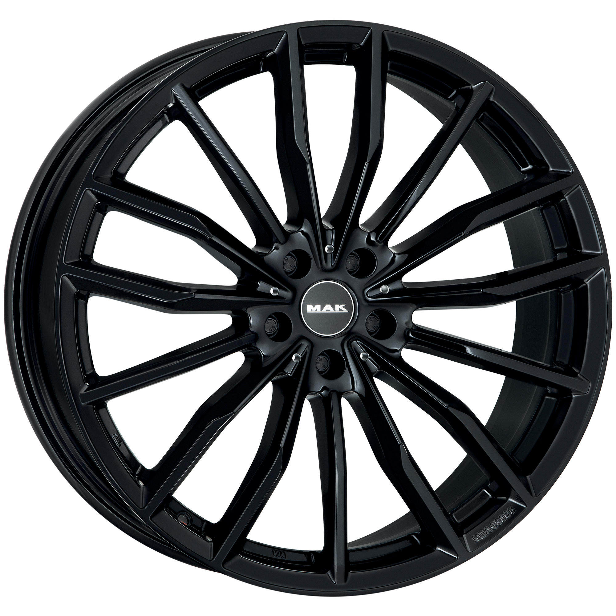 MAK MAK RAPP 9.5x21 5x112 ET 37 GLOSS BLACK RAPP 9.5x21 5x112 ET 37 GLOSS BLACK