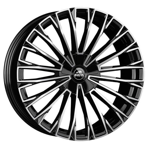 CERCHIO IN LEGA ANTERA A103 10.5x22 5x112 ET 18 PIANO BLACK DIAMOND