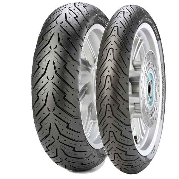 COPPIA GOMME PIRELLI 120/70-11 56L + 120/70-10 54L ANGEL SCOOTER