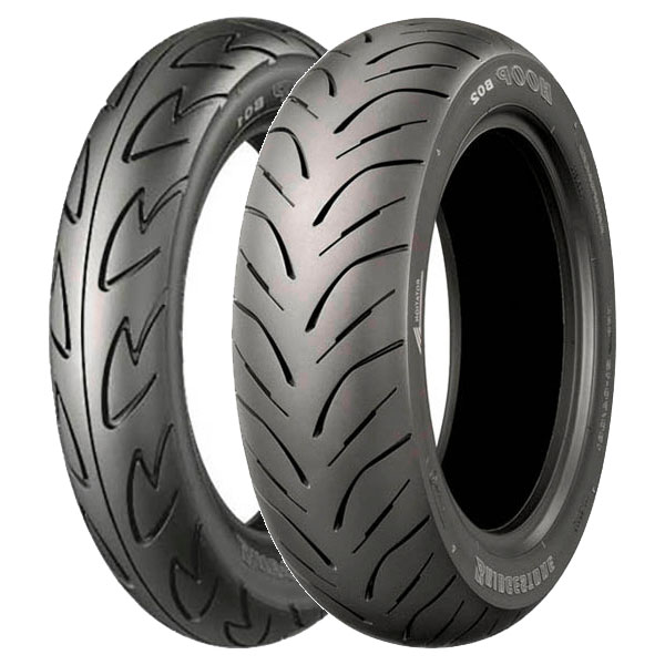 COPPIA GOMME BRIDGESTONE 130/90-10 61J HOOP B01 + 130/60-13 53L HOOP B02