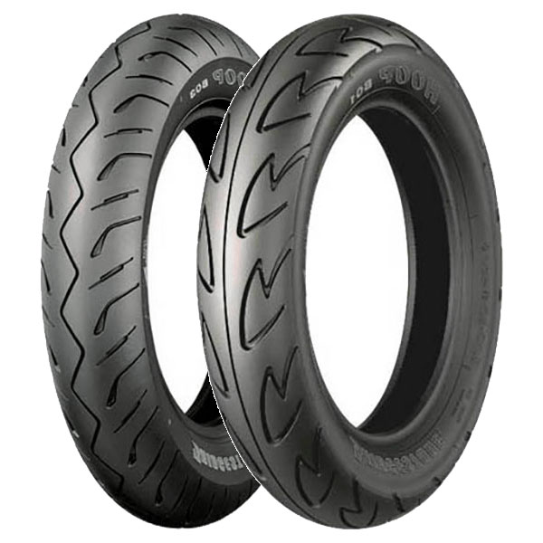 COPPIA GOMME BRIDGESTONE 110/70-16 52P HOOP B03 (G) + 100/80-12 56J HOOP B01