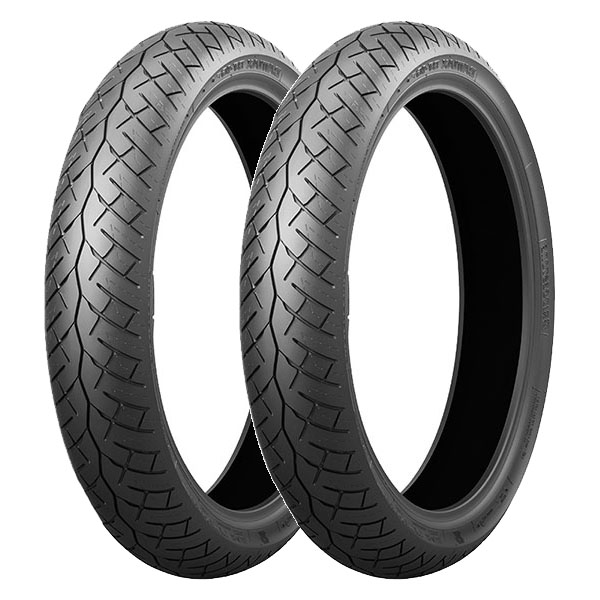 COPPIA GOMME BRIDGESTONE 90/90-21 54H + 120/80-17 61H BATTLAX BT46