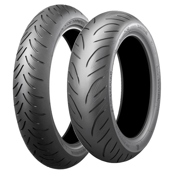 COPPIA GOMME BRIDGESTONE 120/70-13 53P BATTLAX SC1 + 160/60-14 65H BATTLAX SC2