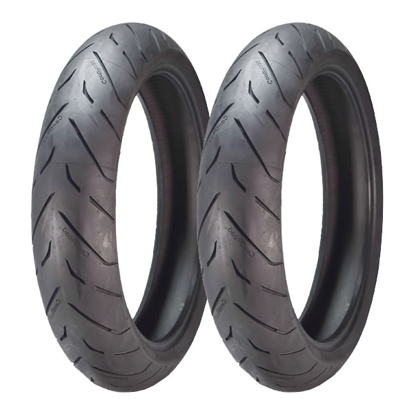 COPPIA GOMME CONTINENTAL 120/70-17 (58W) + 130/70-17 62S ROAD