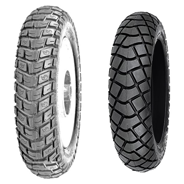 COPPIA GOMME DELI TYRE 3.50-10 SC-108 + 100/90-10 56J S-223
