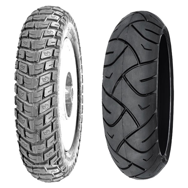 COPPIA GOMME DELI TYRE 3.50-10 SC-108 + 100/90-14 57P SC-102
