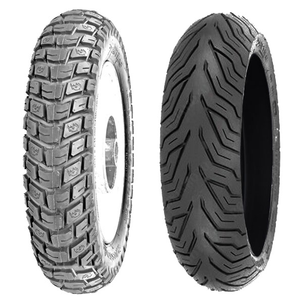 COPPIA GOMME DELI TYRE 3.50-10 SC-108 + 140/60-14 64S SC-109