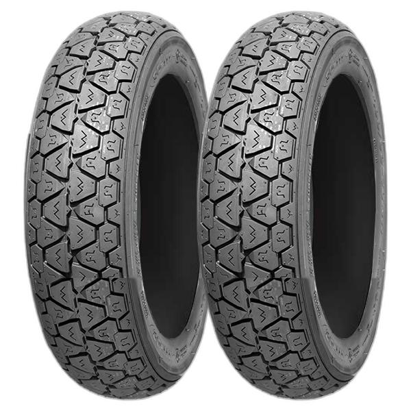 COPPIA GOMME DELI TYRE 3.50-10 59J + 3.50-10 59J SC-111