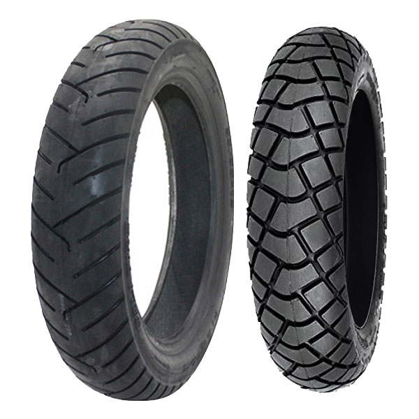 COPPIA GOMME DELI TYRE 90/90-12 54P S-220 + 100/90-10 56J S-223