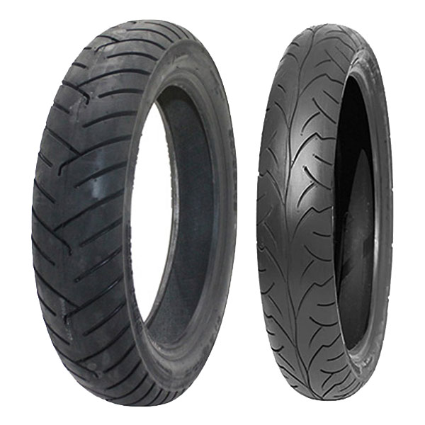 COPPIA GOMME DELI TYRE 90/90-12 54P S-220 + 110/80-16 55S SB-106