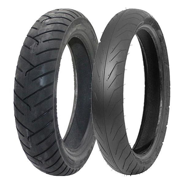 COPPIA GOMME DELI TYRE 90/90-12 54P S-220 + 80/80-16 46M SB-108
