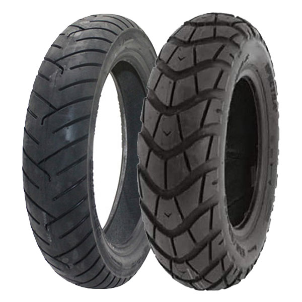 COPPIA GOMME DELI TYRE 90/90-12 54P S-220 + 130/90-10 70J SC-101