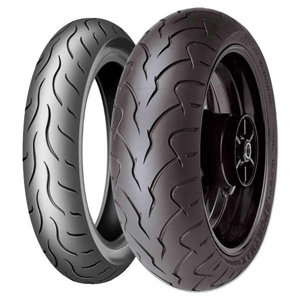 COPPIA GOMME DUNLOP 120/70-19 D208 H.D. + 180/55-18 D207 H.D.
