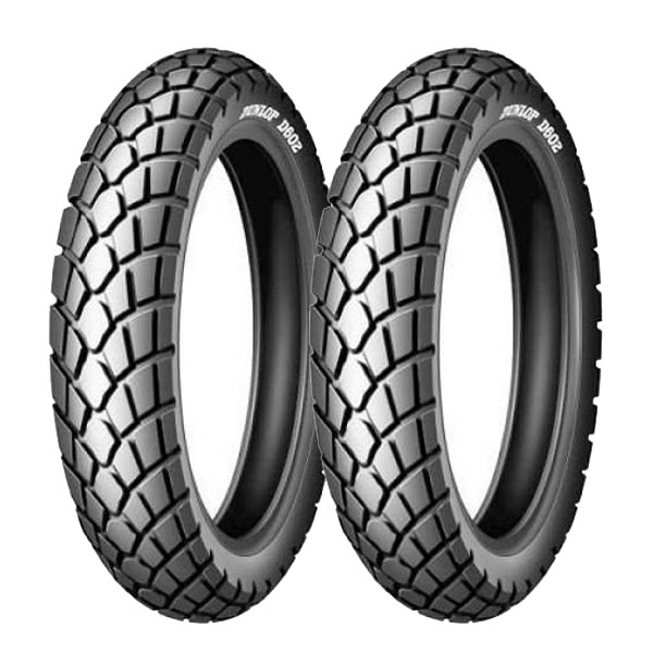 COPPIA GOMME DUNLOP 100/90-18 56P + 130/80-17 65P D602 DOT 2022