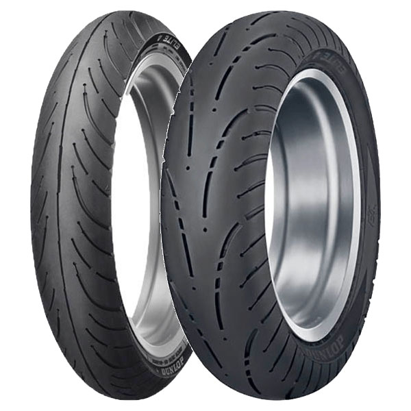 COPPIA GOMME DUNLOP 130/70-18 63H + 200/55-16 77H ELITE 4
