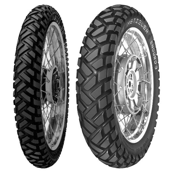 COPPIA GOMME METZELER 90/90-21 54S + 130/80-17 65T ENDURO 3 SAHARA