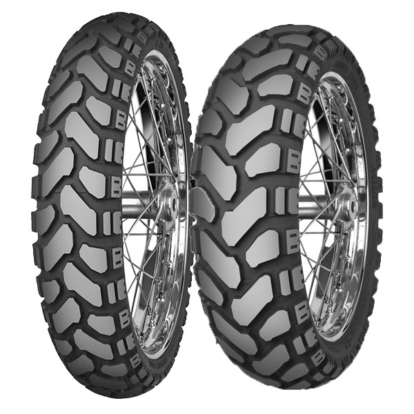 COPPIA GOMME MITAS 110/80-19 59H + 140/80-18 70H ENDURO TRAIL + M+S