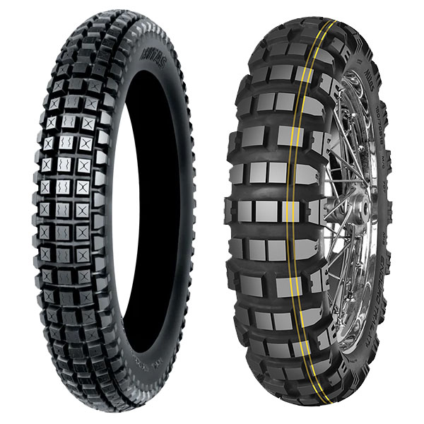 COPPIA GOMME MITAS ENDURO TRAIL XT+ DAKAR M+S 110/80-19 + 120/90-17