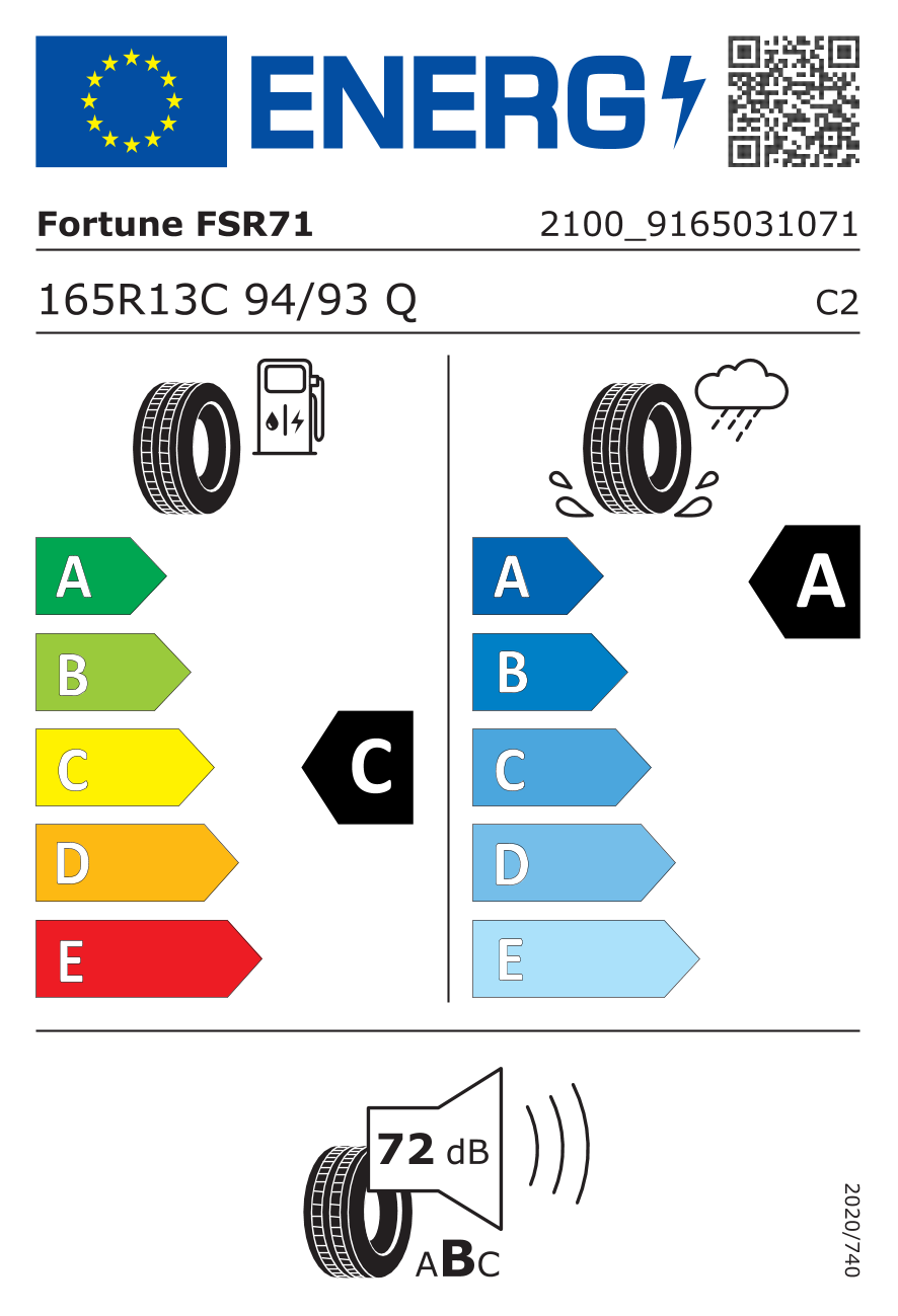 FORTUNE FSR-71 165 R13 94Q