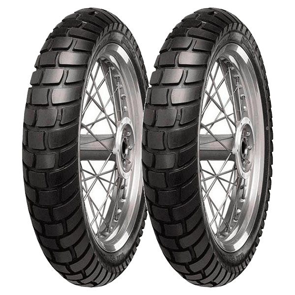 COPPIA GOMME CONTINENTAL 100/90-19 57H + 130/80-17 65S ESCAPE ENDURO
