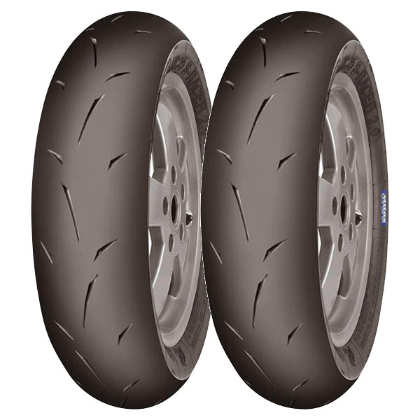 COPPIA GOMME MITAS 3.50-10 51P + 120/80-12 55P MC35 RACING 2.0