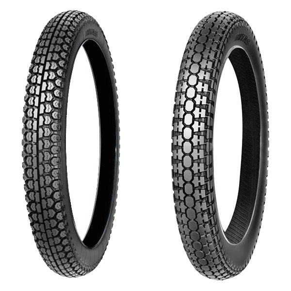 COPPIA GOMME MITAS 3.00-18 52P H-03 + 3.50-19 63P H-02 DOT 2022