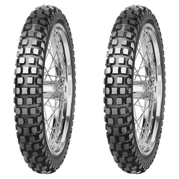 COPPIA GOMME MITAS 2.75-16 46P + 2.75-16 46S E-06 CROSS M+S