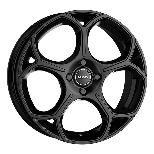 CERCHIO IN LEGA MAK MONZA 7.5x18 5x108 ET 42 GLOSS BLACK