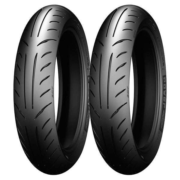 COPPIA GOMME MICHELIN 120/80-14 58S + 120/70-12 51P POWER PURE SC