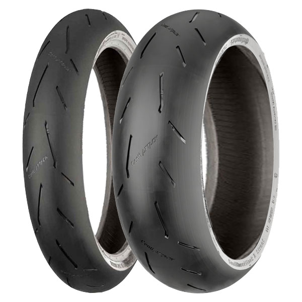 COPPIA GOMME CONTINENTAL 120/70-17 (58W) + 190/55-17 (75W) RACEATTACK 2 STREET