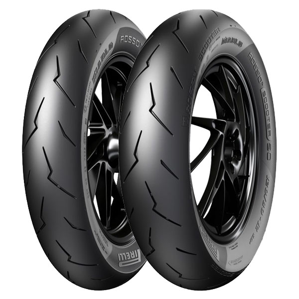 COPPIA GOMME PIRELLI 100/90-12 64P + 120/80-12 55P DIABLO ROSSO SCOOTER SC