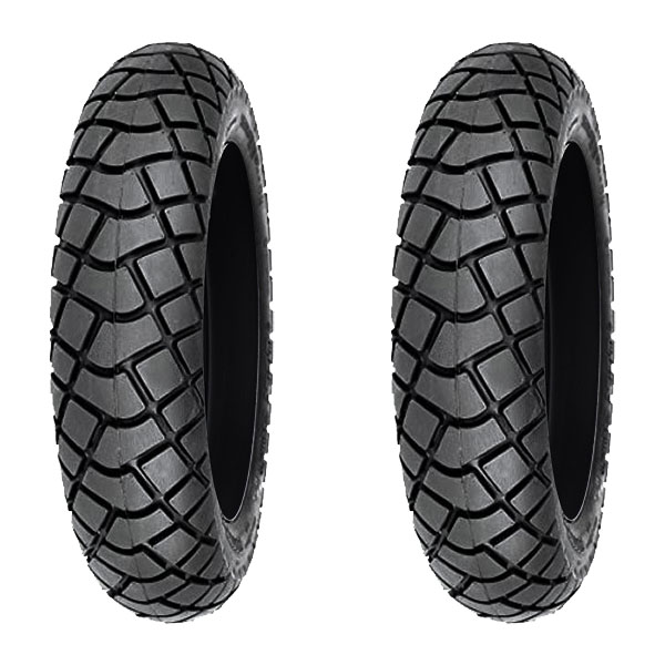 COPPIA GOMME DELI TYRE 100/90-10 56J + 100/90-10 56J S-223