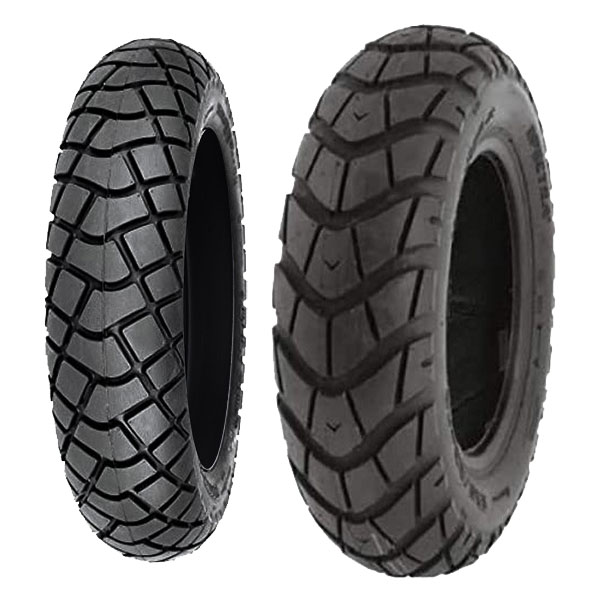 COPPIA GOMME DELI TYRE 100/90-10 56J S-223 + 150/80-10 65L SC-101