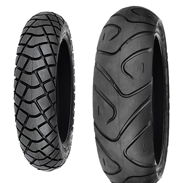 COPPIA GOMME DELI TYRE 100/90-10 56J S-223 + 130/90-10 70J SC-106