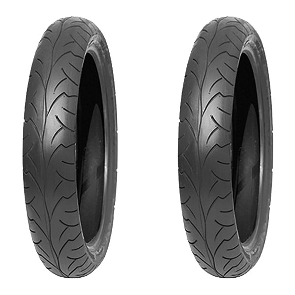 COPPIA GOMME DELI TYRE 90/90-16 48P + 90/90-16 48P SB-106