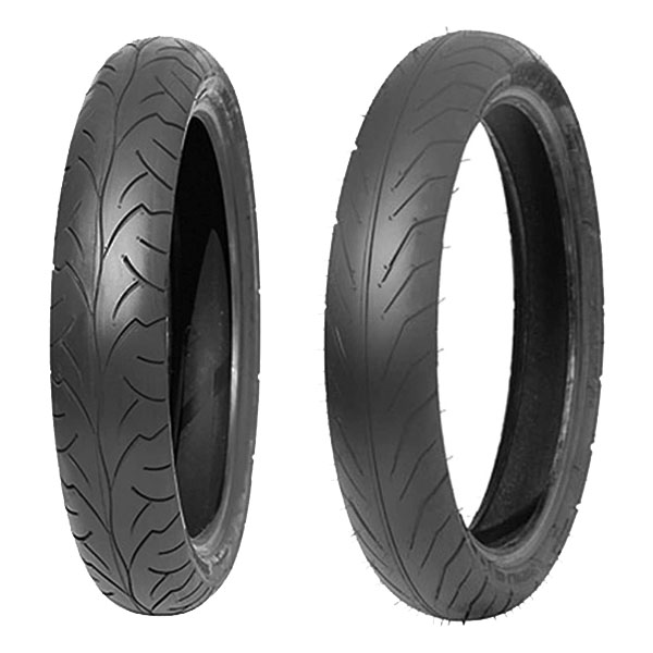COPPIA GOMME DELI TYRE 90/90-16 48P SB-106 + 80/80-14 53L SB-108