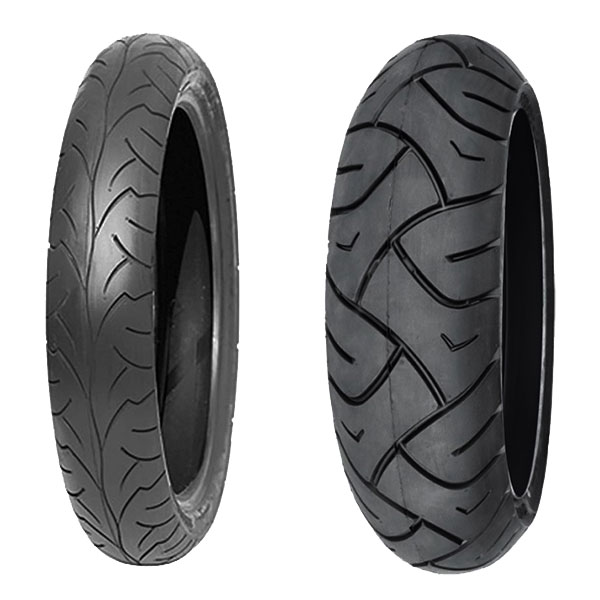 COPPIA GOMME DELI TYRE 90/90-16 48P SB-106 + 130/60-13 60P SC-102