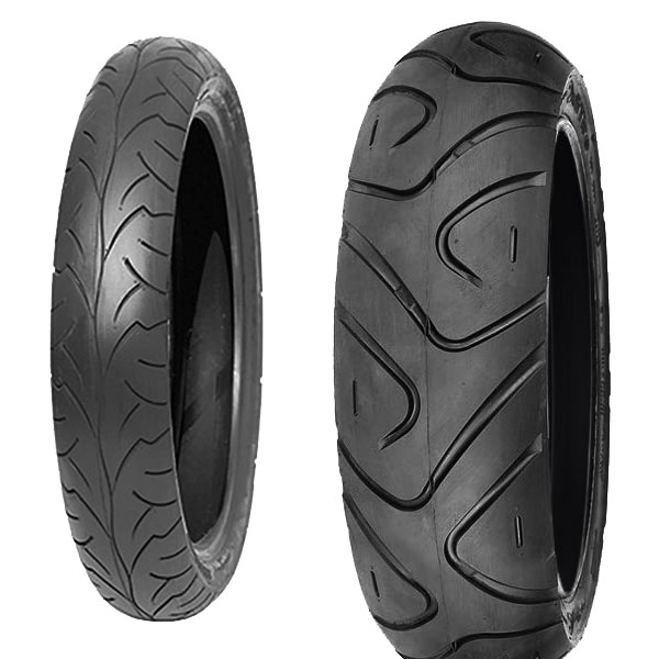 COPPIA GOMME DELI TYRE 90/90-16 48P SB-106 + 130/90-10 70J SC-106