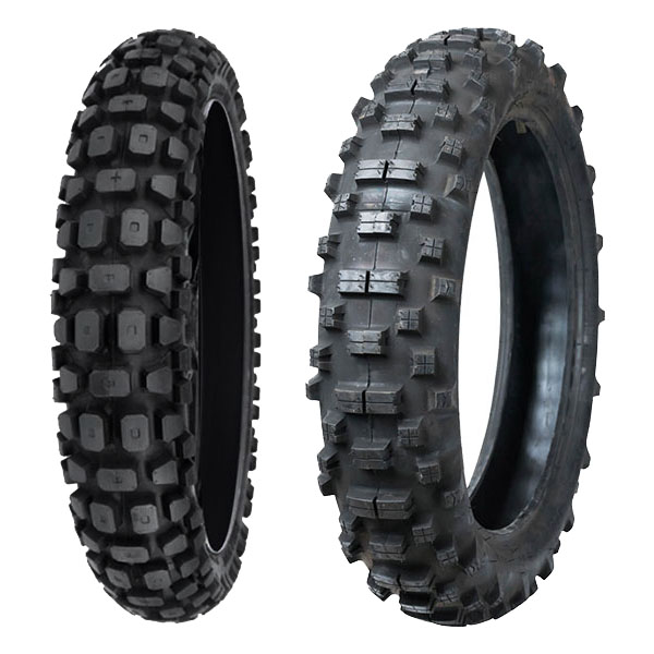 COPPIA GOMME DELI TYRE 80/90-21 48P SB-107 + 140/80-18 70R SB-121