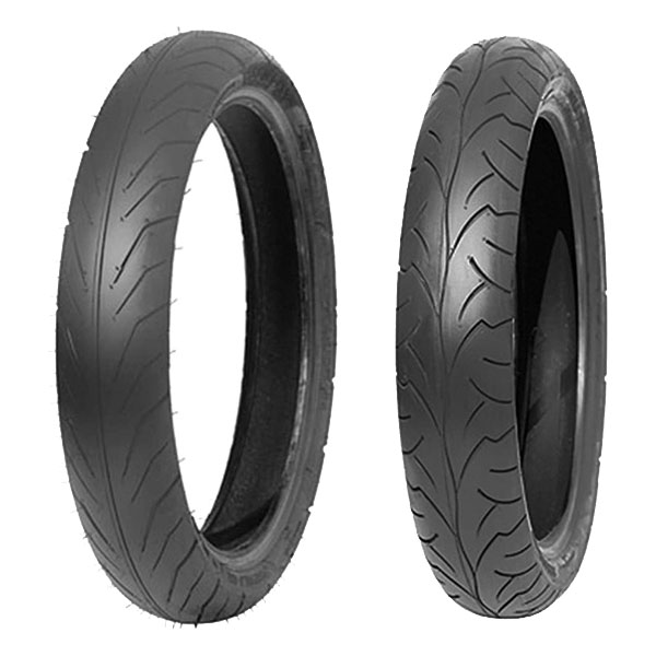 COPPIA GOMME DELI TYRE 80/80-14 53L SB-108 + 90/90-16 48P SB-106